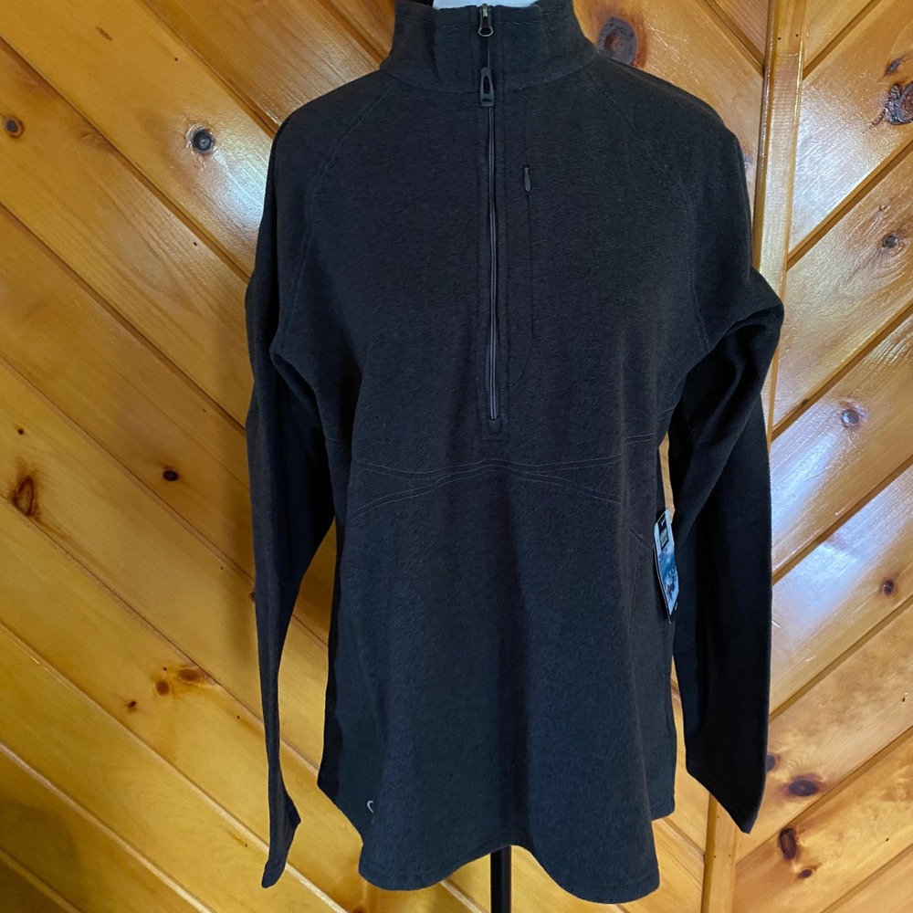 Outdoor Research NWT Women's Soleil Pullover XL Gray Activewear Jacket Fleece